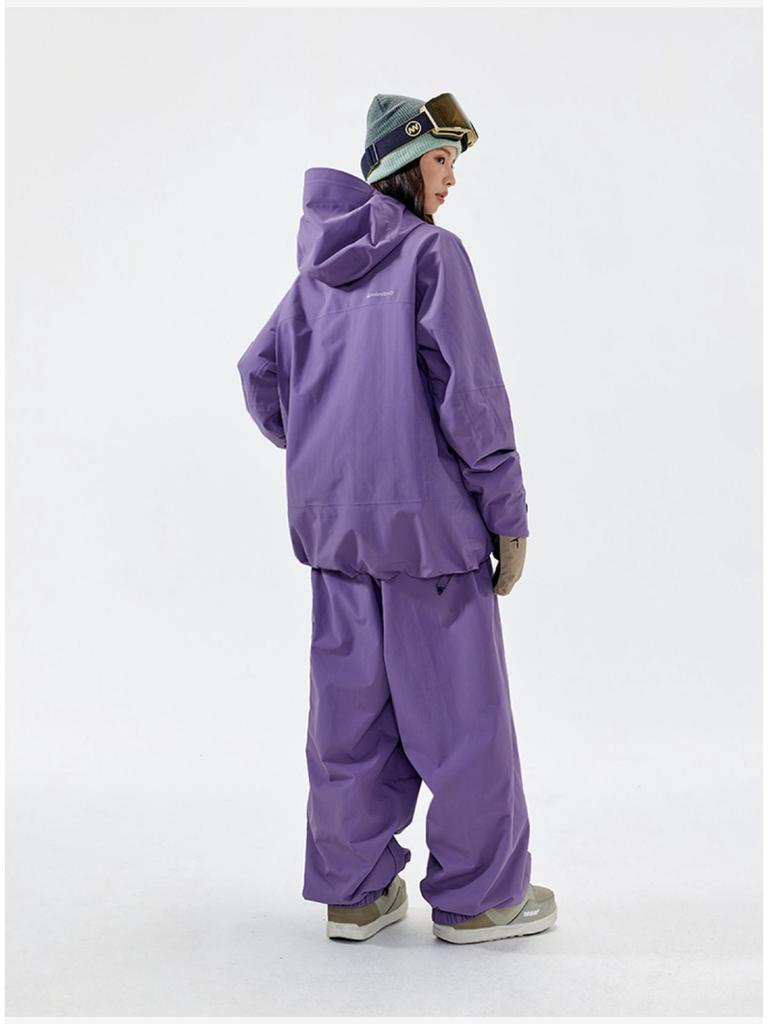 Unisex Windproof Waterproof Ski Pants: Warm, Loose Fit, Plus Size, Wear-Resistant for Men & Women