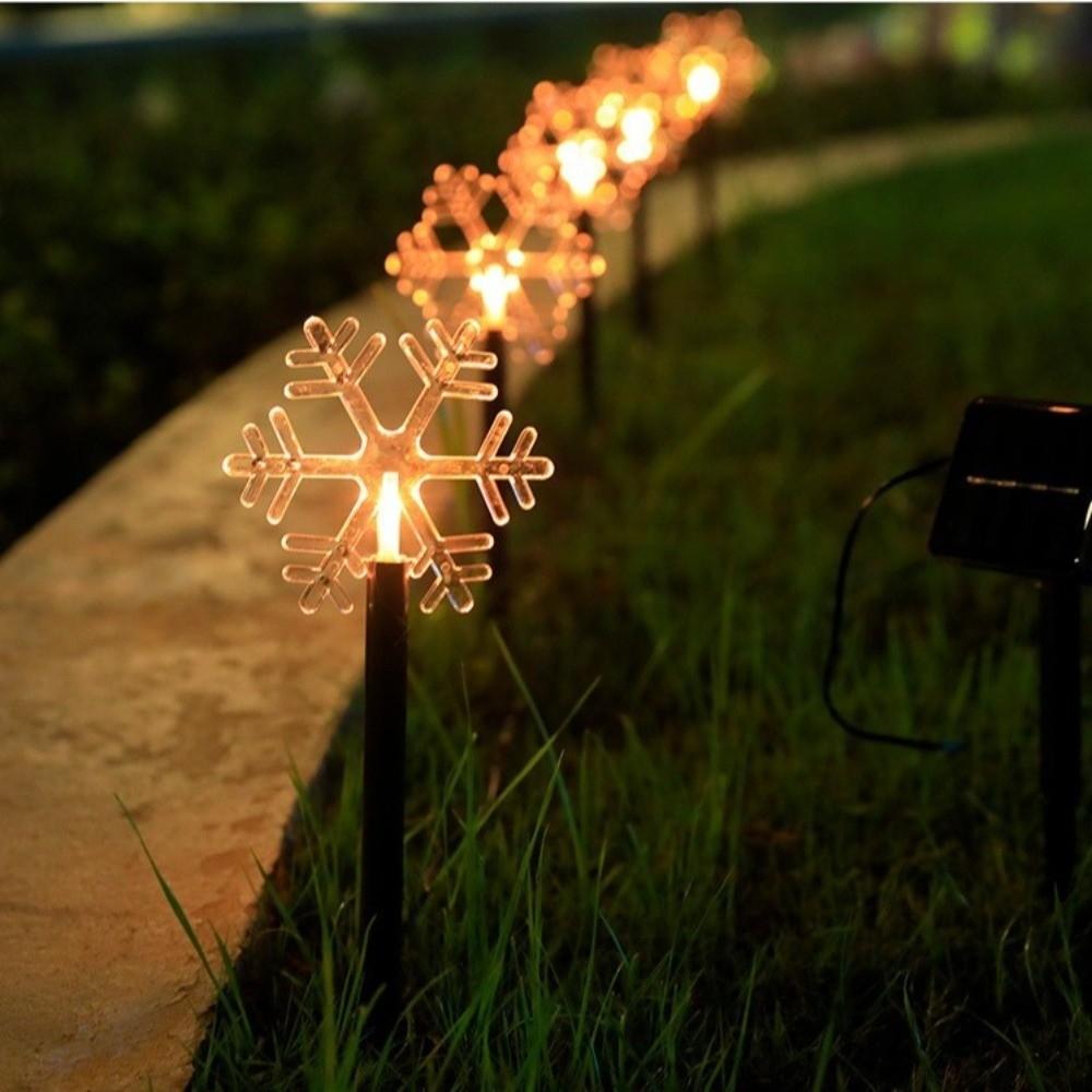 5Pcs/Set LED Christmas Stake Lights Waterproof Outdoor Christmas Lights For Yard