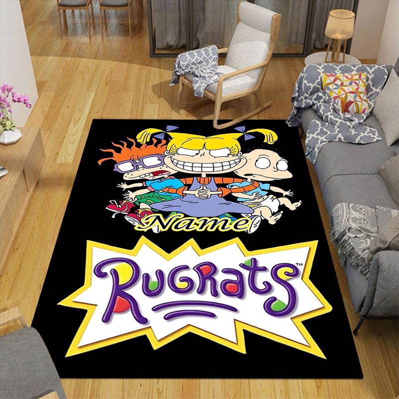 Custom 1Pc Rugrats Classic Adventures Rug Office Carpet Indoor Outdoor Entrance Doormat Nonslip Soft And Comfortable Living Room D2915243