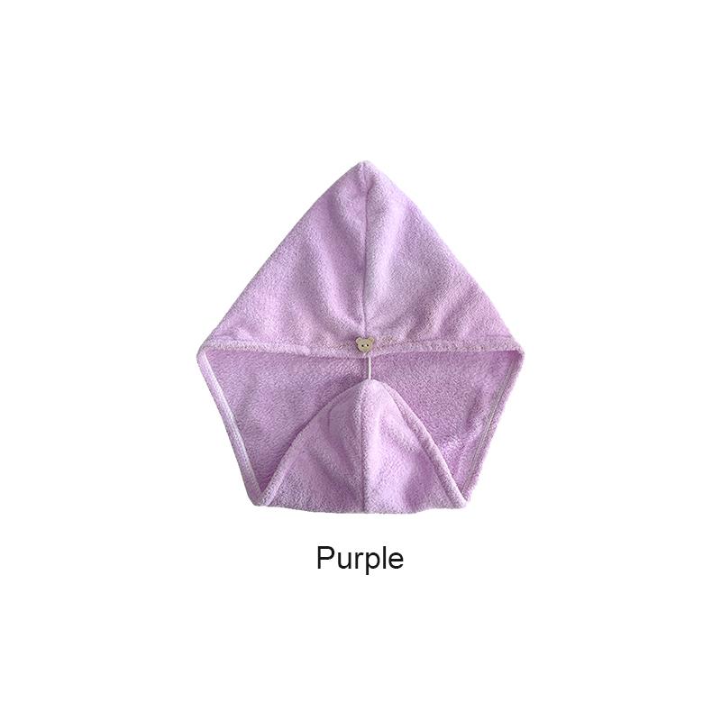 

Microfiber Hair Towel Wrap for Women, Shower Spa Head Wrap Hair Drying Hat Turban Microfiber Terry Dry Absorbent Quick Dry Hair