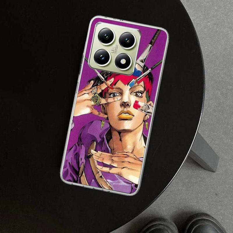 JoJo Adventure Rohan Kishibe Phone Case Cover for Xiaomi Redmi Note 15 14 13 12 11 Pro Plus 14S 12S 11S 11T 11E 10S 10 Customize