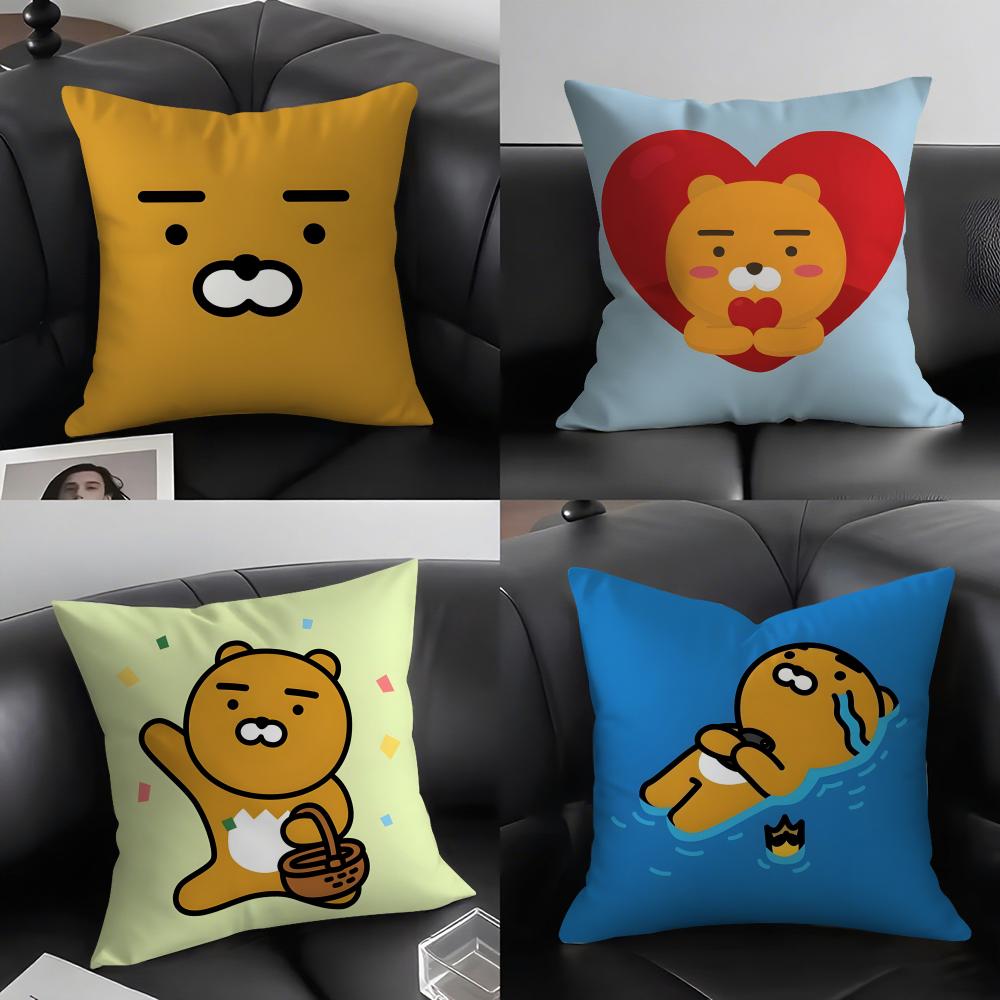 R-Ryan Kakaoo Cute Cushion Cover Pillowcase Ultra Soft Skin Friendly Fabric Cloud Like Comfort & Concealed Zipper