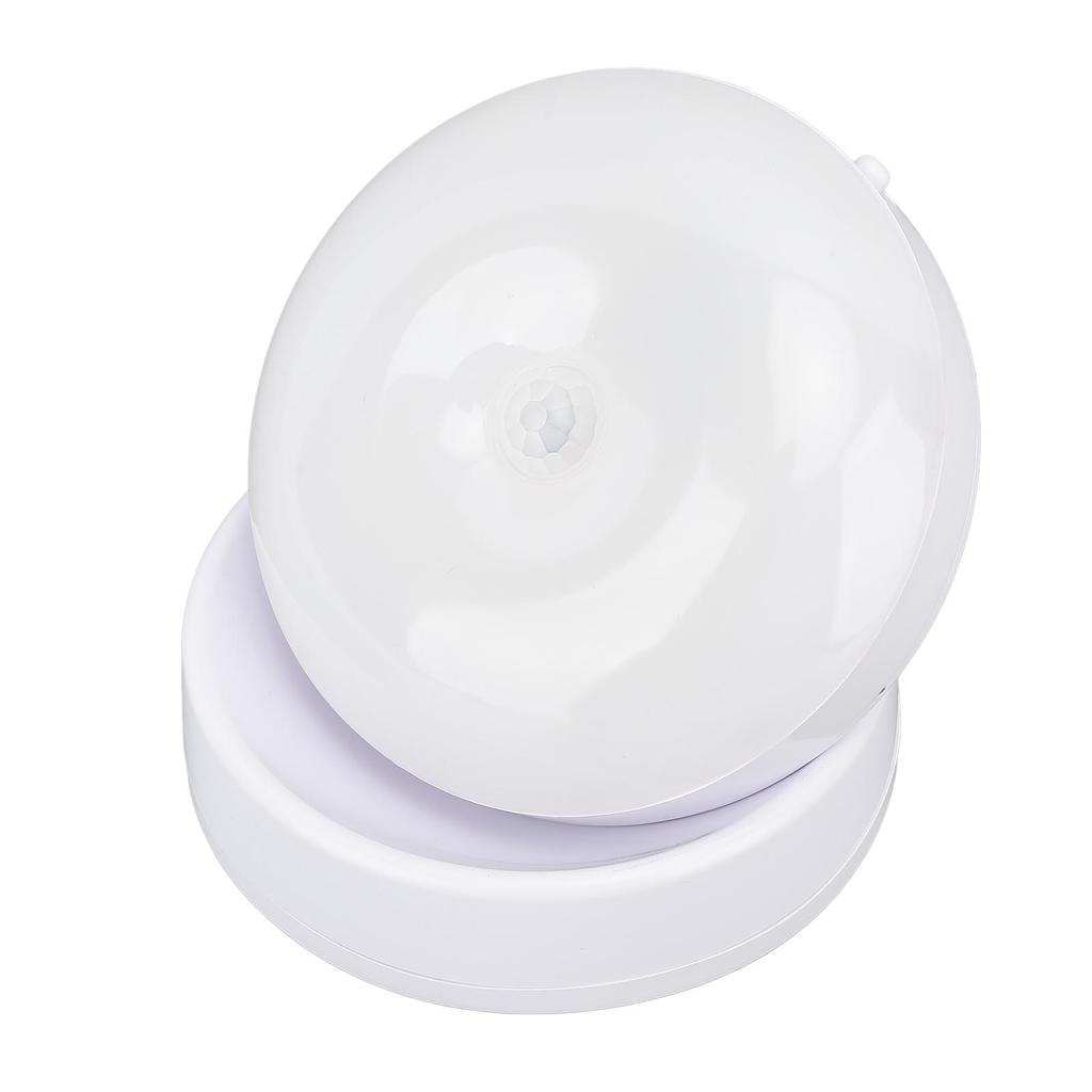 LED Motion Sensor Night Light ABS 360 Degree Rotating Rechargeable Induction Wall Lamp for Stair Clo