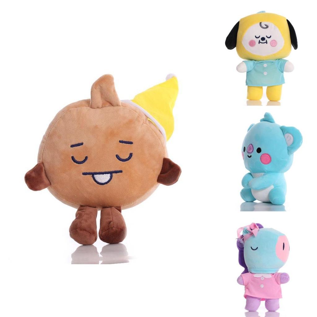 Bt21 Toy Plush Stuffed Doll Tata Mang Chimmy Rj Koya Cooky Shooky Van Kpop Bts