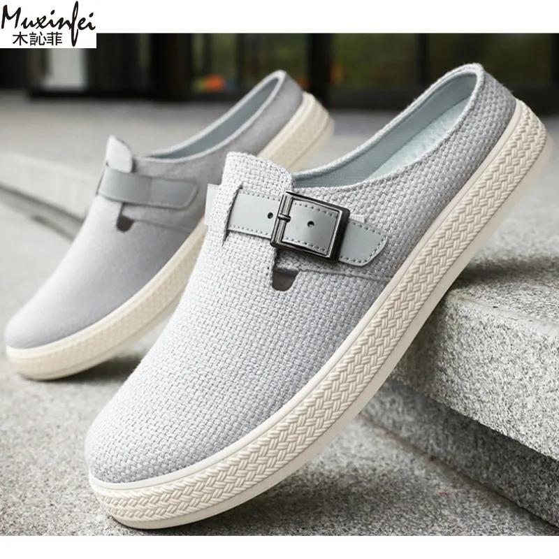 Fashion Lightweight Men'S Shoes Soft Sole Comfortable Men'S Slippers Fashionable Men'S House Slippers 2025 Cheap Shoes Clearance