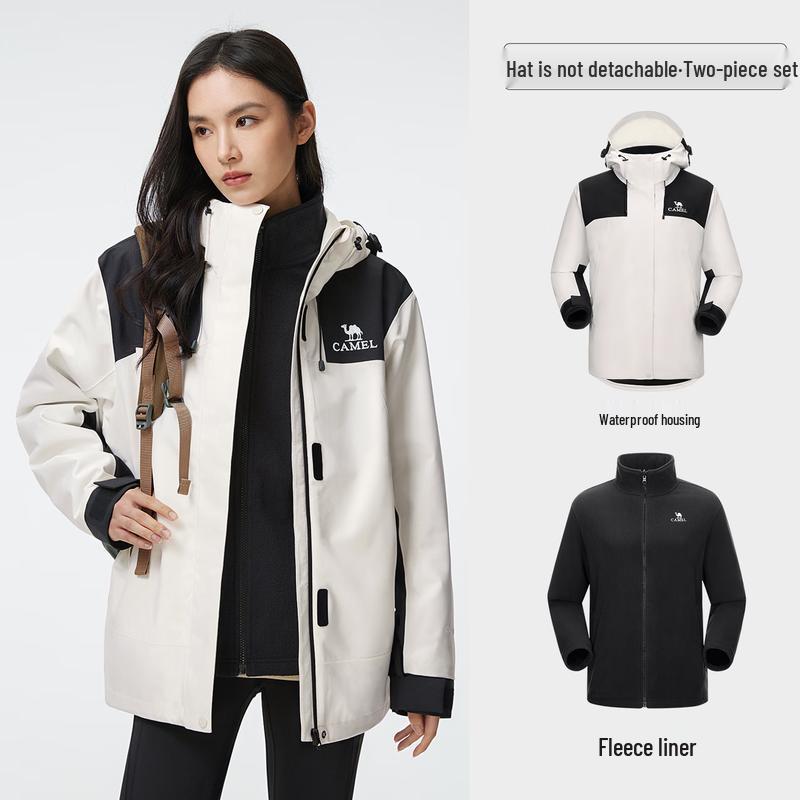 Camel Women s Triple-Proof 3-in-1 Outdoor Jacket M