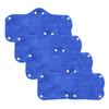 4pcs Helmets Sweat Pads Washable Hard Hat Liner Quickly Absorbs Sweat Terry Cloth Snap-On Sweatband Liner With Good Sweat Absorb