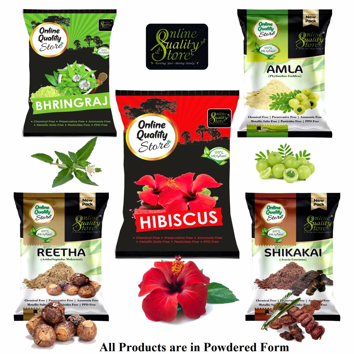Online Quality Store Amla Reetha Shikakai