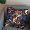 2D Bunte Fisch-Kunst-Kissen für einzigartige Dekor-Muster Kissenbezug Geeignet für Sofa Schlafzimmer Auto Kissenbezug