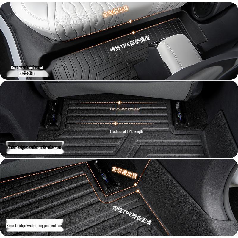 BYD Sea Lion 06EV Floor Mats, Full Coverage TPE for 2025 Model, Custom Car Accessories