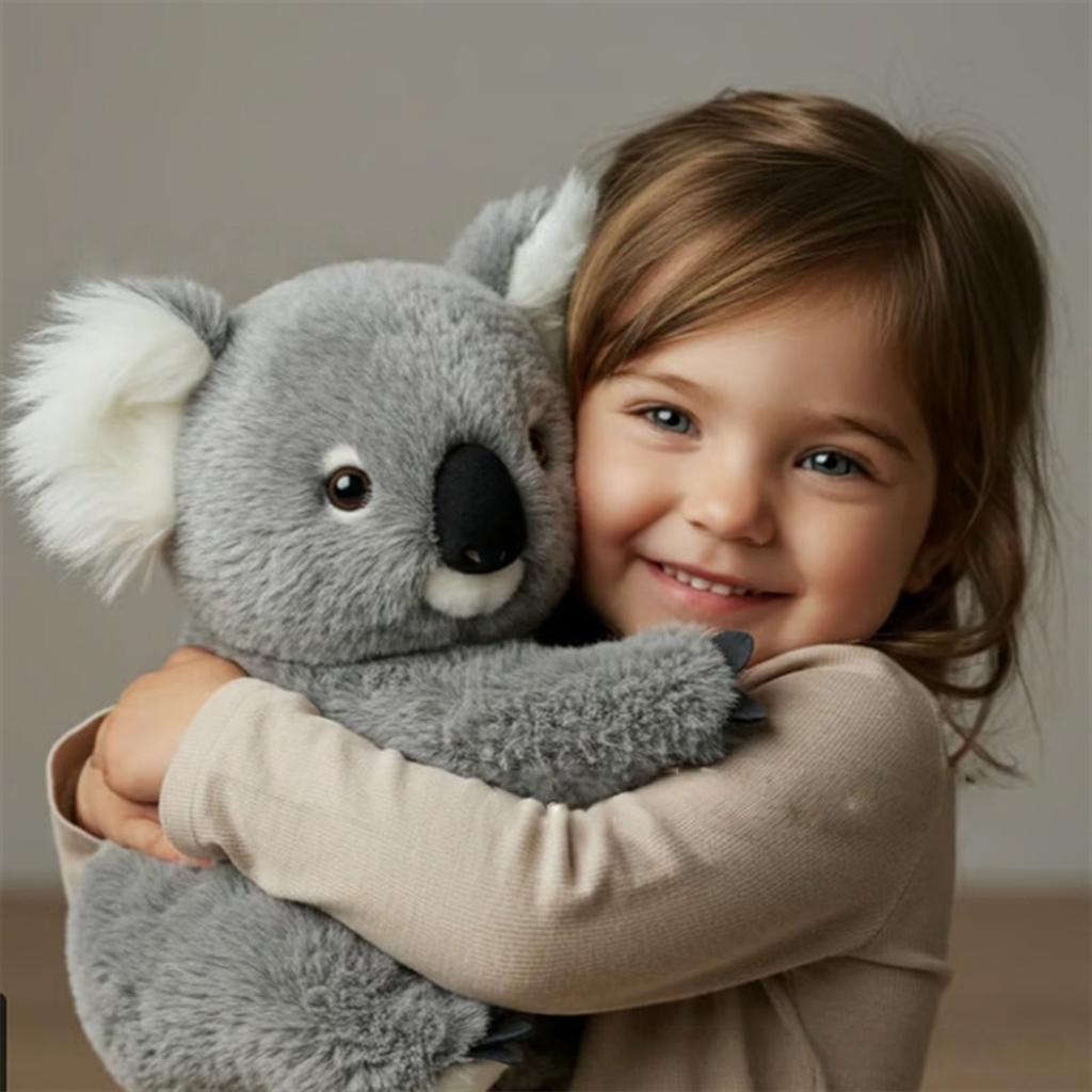 Koala Plush Doll Soft Touch Doll with Realistic Feature for Comforting Weighted Doll for Stress Reduce Emotion Support