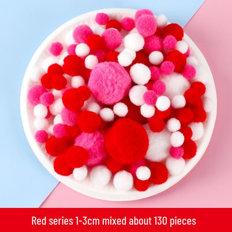 Colorful High Elastic Plush Pom Poms & Chenille Stems for DIY Crafts & Kindergarten Projects