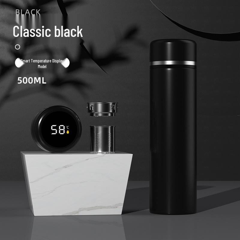 316 Stainless Steel Smart Thermos Cup with Digital Temperature Display, Customizable Business Gift