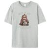 Not Fast Not Furious Kawaii Sloth Print Clothing Street Oversized T Shirts Breathable Cotton Streetwear Creativity T-Shirt