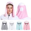 Ice Silk Golf Sunscreen Headscarf Without Hat Hooded Mask Gift Neck Cover  Men Women