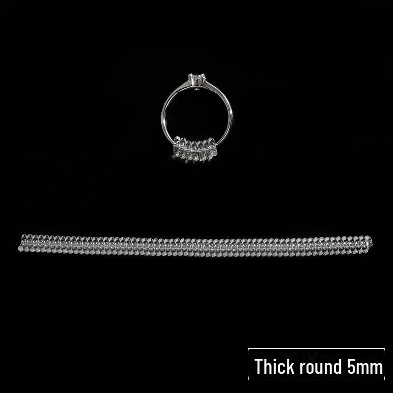 Transparent Ring Size Reducers - Perfect for Large Rings, Fishing Lines, and More