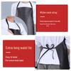 Waterproof Oil-Proof Leather Work Apron