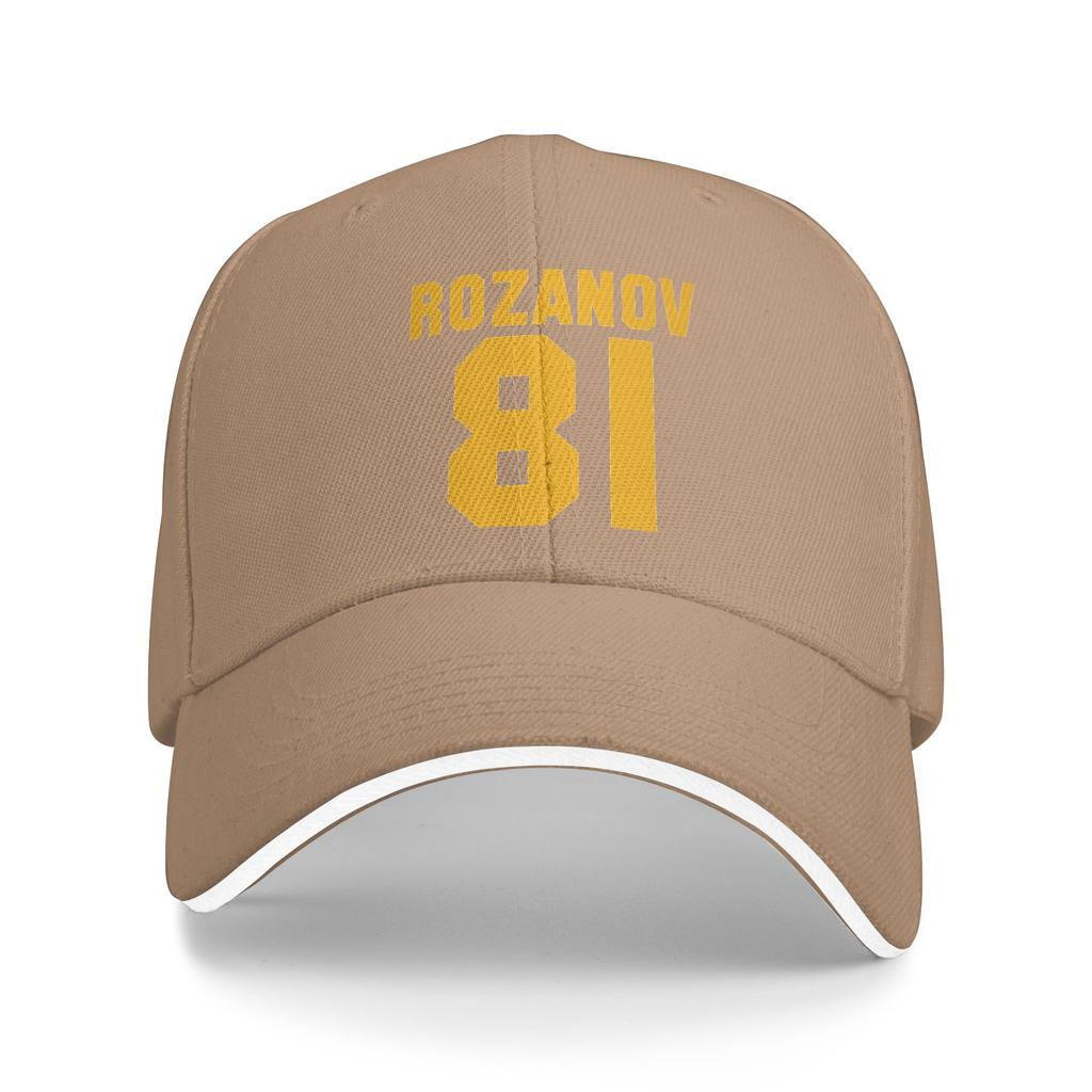 Ilya Rozanov 81 Logo Heated Rivalry Baseball Cap Popular  Sandwich Cap for Men Women Adjustable Dad Hat Outdoor