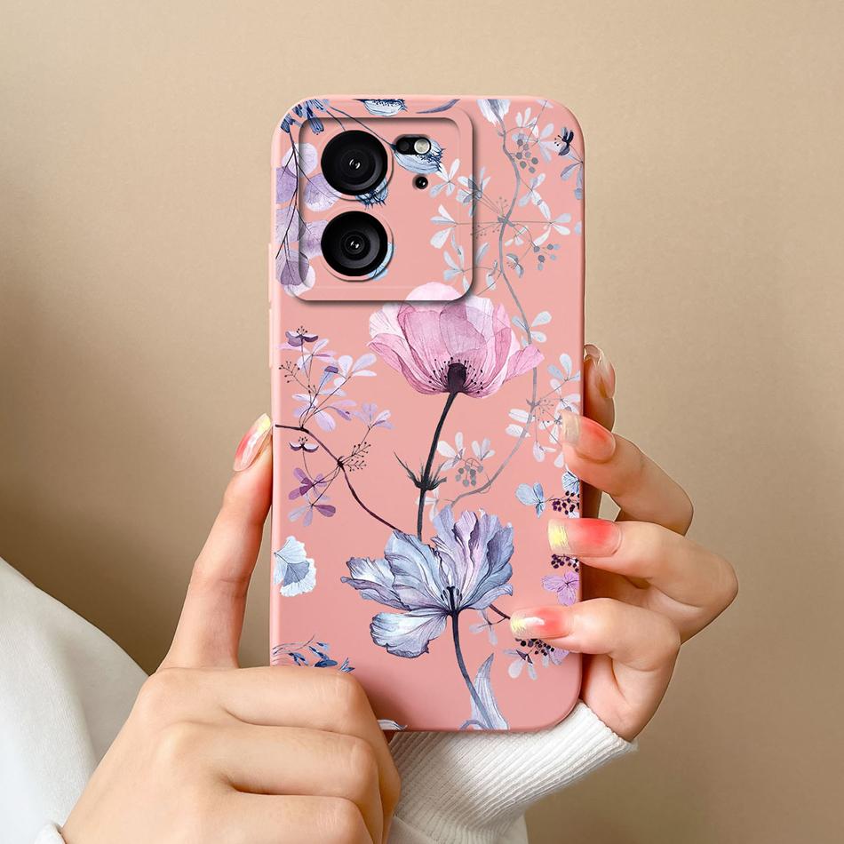 For Xiaomi 13T Pro Phone Case Cool Bear High Quality Liquid Silicone Full Coverage Anti Drop Funny Bumper For Xiaomi13T 13TPro