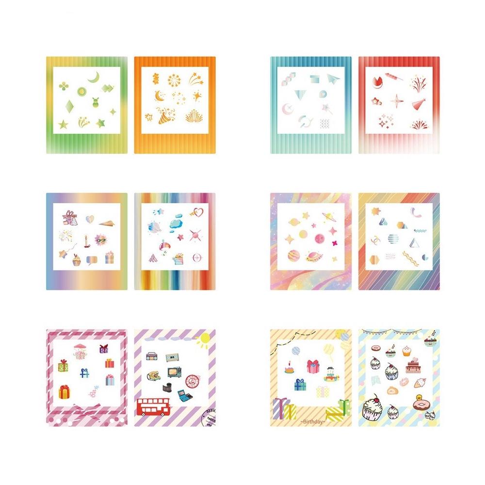 

[Film Lab] [Set of 12pcs] Frame Stickers for Instax SQ Photo CAC13