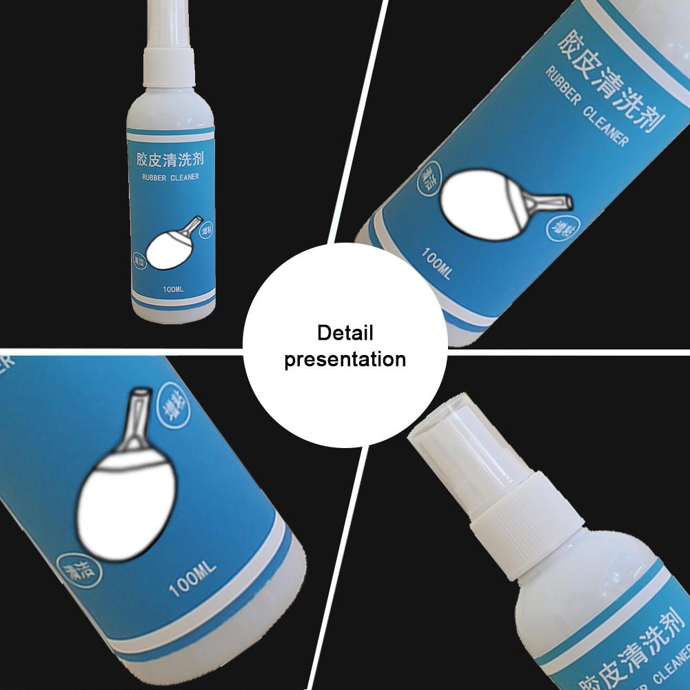 1 Flasche 100 ml Tischtennisschläger Spezialreiniger Gummireinigung Pflege Wartungsausrüstung