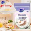 Disposable PE Stretch Food Covers, 100 Count