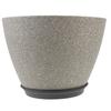 1Set Resin Frosted Plant Pot Uv Protection Strong Sunlight Resistant Garden Flowerpot for Indoor Outdoor Use Garden Flowerpot
