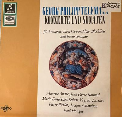 LP Deska GEORG PHILIPP TELEMANN Konzerte Und Sonaten SMC95065 Columbia Německo Klasická Použitá