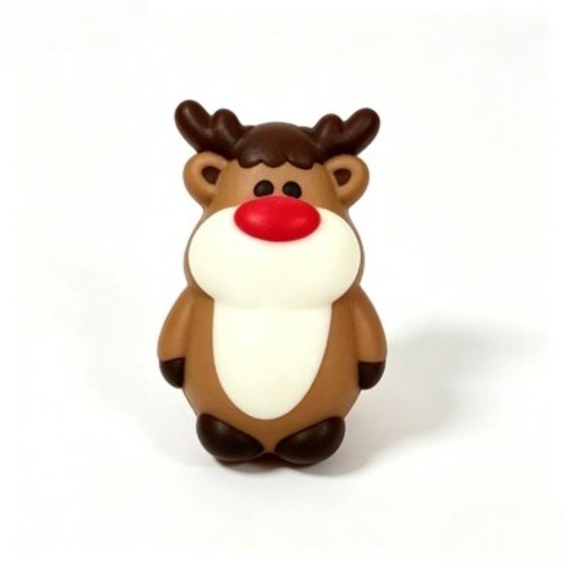 PU Langzaam Rijzend Squishy Fidget Speelgoed Kerstman Sneeuwpop Rendier Boom Stressverlichting Knijpspeeltje Kerst Kinderen Vakantiecadeau 1ST 4ST Set