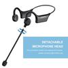 KIMAFUN 2.4G Wireless Fitness Headset Microphone with IP67 Waterproof and Dustproof Protection, Plug & Play, Instant Connection, Noise Reduction,