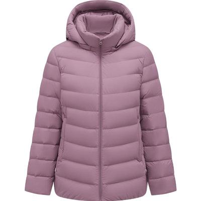 Tamboer Women's Detachable Hood Down Jacket