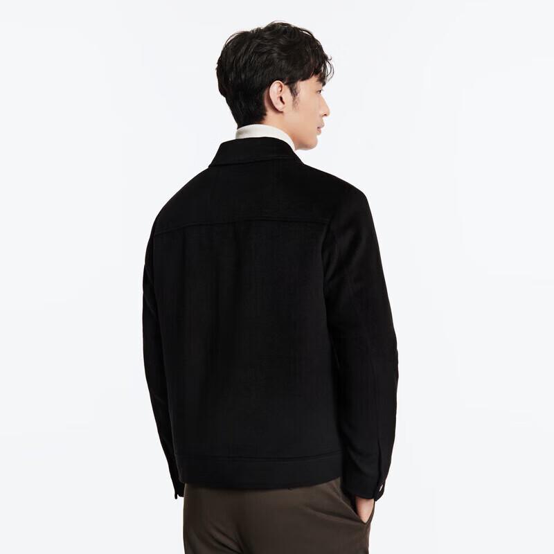 JOEONE Men's Wool Blend Lapel Business Jacket