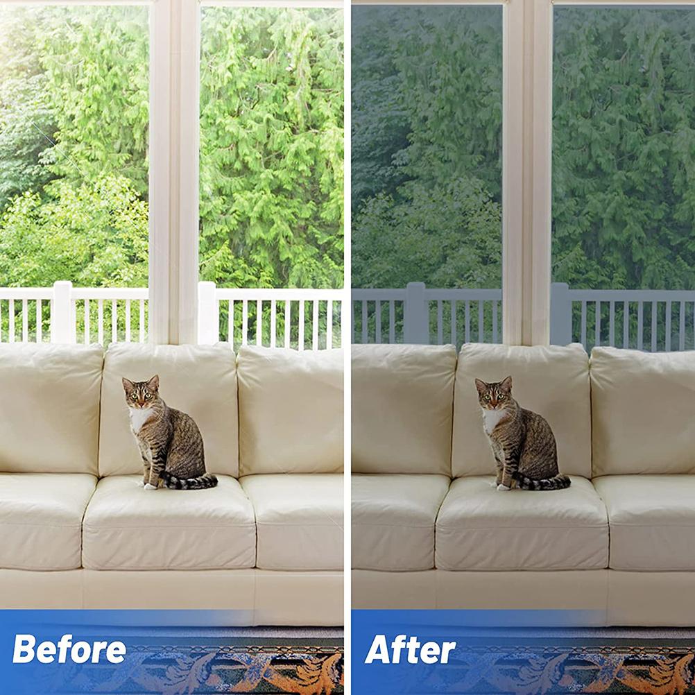 Privacy Window Film 100percent  Blackout Sun Control Heat Insulation Anti UV Sticker 30x100cm