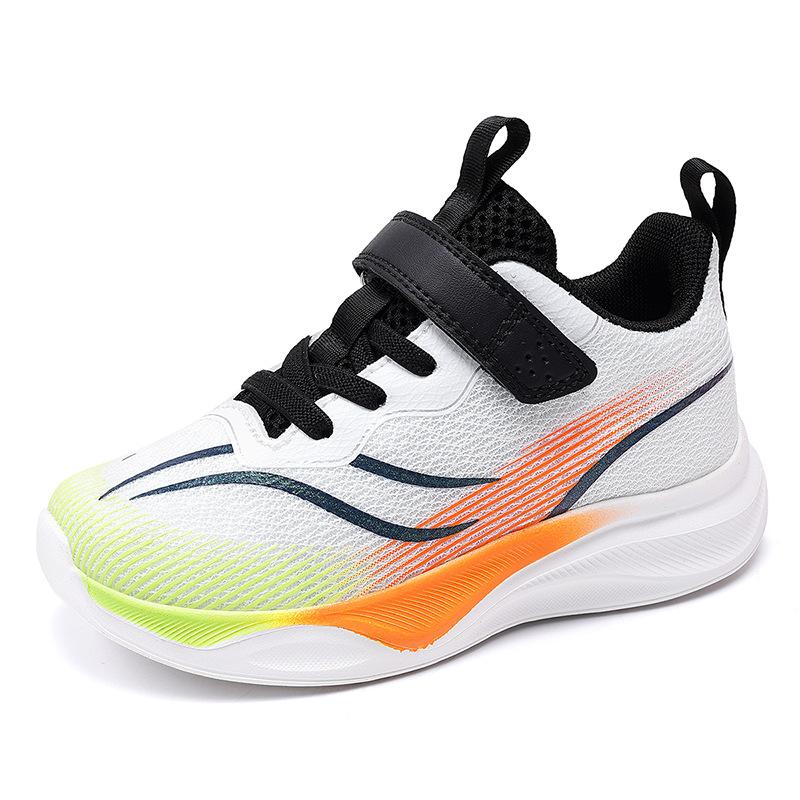 Children's outdoor sports shoes 2025 boys fashion mesh breathable shoes medium older children and girls personalized running shoes