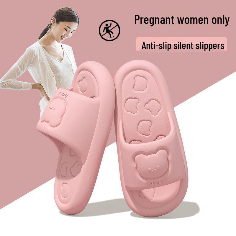 Men's Deodorant Non-Slip PVC Summer Slippers for Bathroom