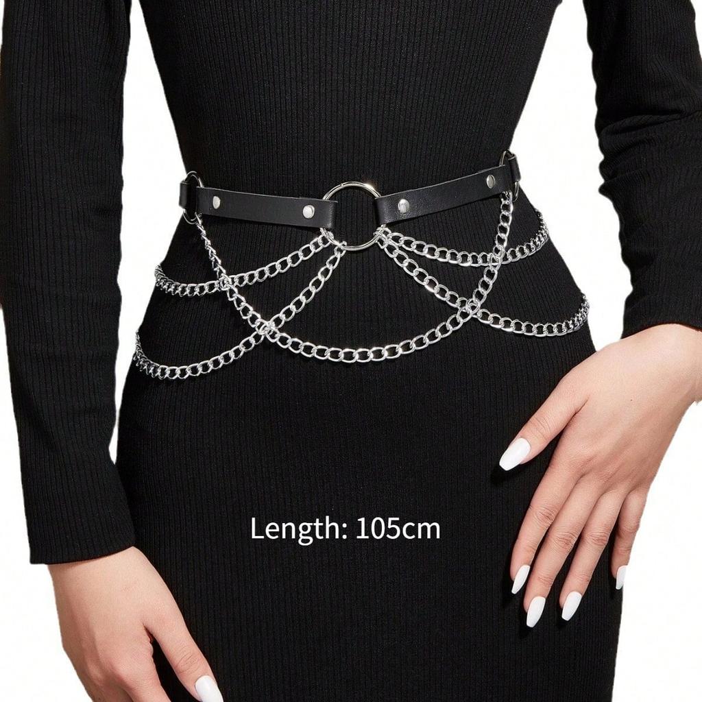 Hüttkette Sexy Fransen-Ketten gürtel Mode Kleidung Bühnenzubehör Damen