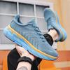 Outdoor Lightweight Shock-absorbing Running Shoes for Women Soft Sole Professional Breathable Mesh Sneakers for Men
