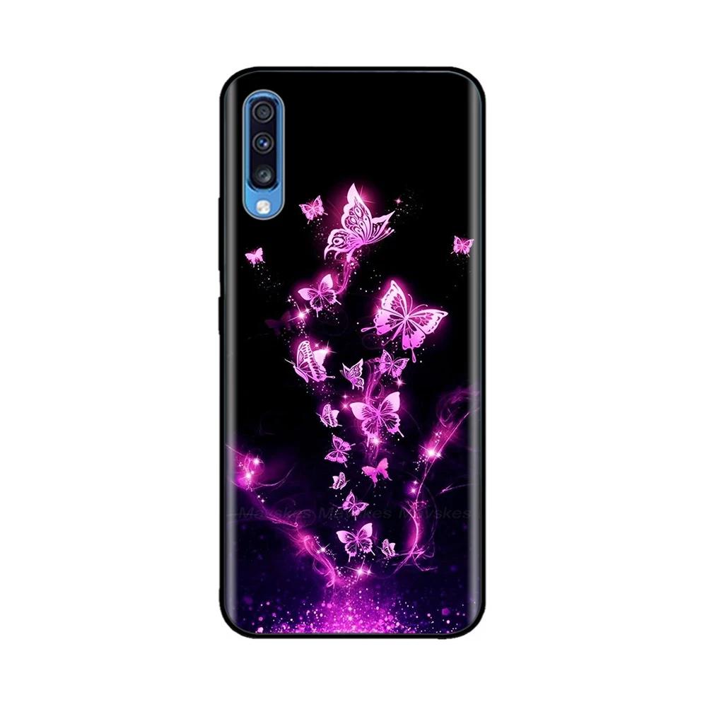 Shockproof Cover For Samsung Galaxy A70 Case Soft Silicon TPU Print Cover For Samsung A70 Case A 70 A705F Funda Shell Back Cases