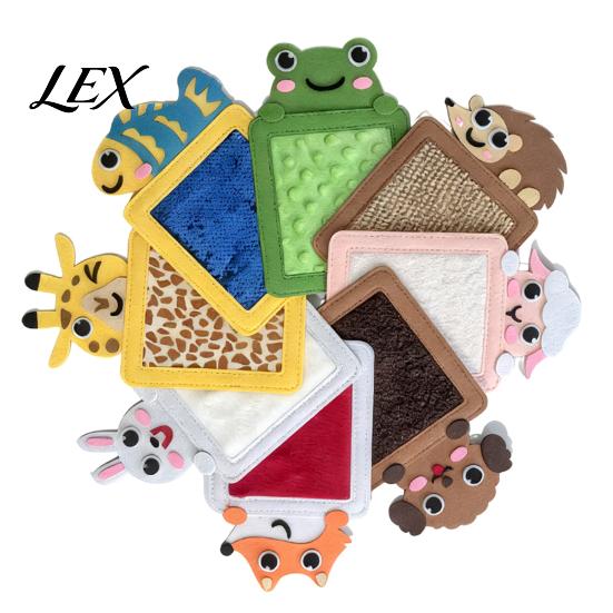 Textured Sensory Tile 1/8Pcs Kids Animal Theme Mat, Tactile Wall Panel Tile, Baby Touch Feel Mat And Activity for Preschool Playroom Classroom