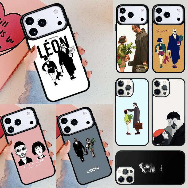 Killer Leon Famous Movie Phone Case For Apple iPhone 17 Air 16E 15 14 Plus 13 12 11 Pro Max Mini Funda Cover
