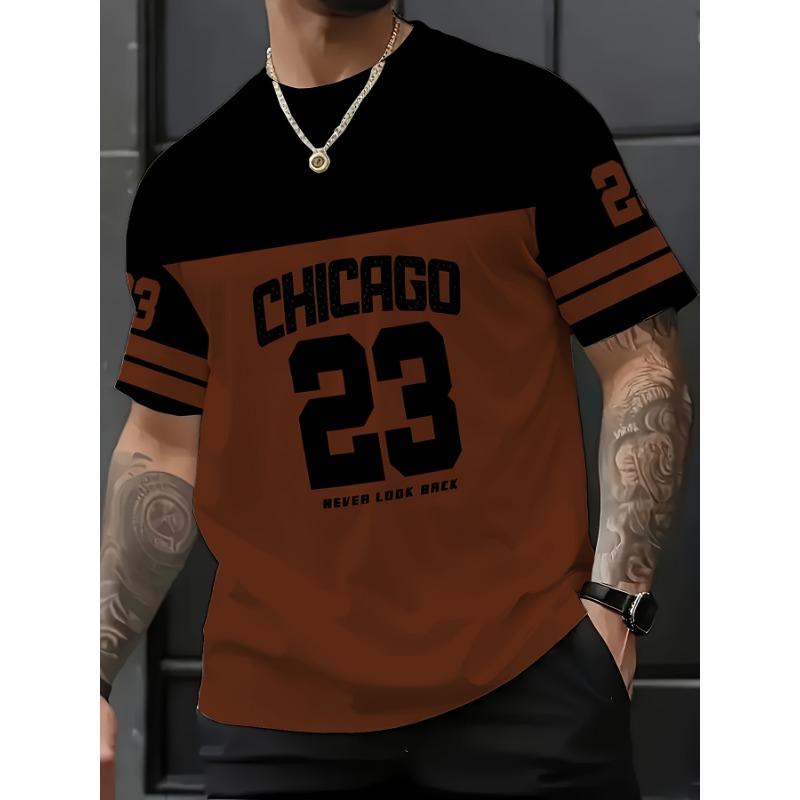 Men S Summer Creative Casual Outdoor 3D Digital Print T-Shirt S