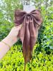 New Elegant Bow Ribbon Hair Clip Women Fashion Solid Bowknot Satin Hairpin Barrettes Girls Ponytail Clip Hair Accessories