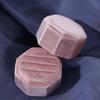 Elegant Three Slot Rings Holder Octagonal Gift Packaging Box Flannel Jewelry Case  for Lover