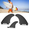 3PCS Surf-Fin-Set Flexibel Stabil Leicht Langlebig PVC Surfboard-Finne für Aufblasbare Surfboards Longboard
