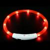 USB Rechargeable LED Dog Collar Luminous Anti-Lost Pet Accessory with Harness Dogs Necklace Collar for Night Safety