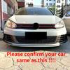 Front Bumper Canards Side Flare Fin Spoiler Splitter Apron Cover Body Kit For VW Golf 6 MK6 GTI GTD 2009-2013 Car