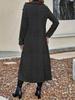 European-American Slimming Double-Breasted Mid-Length Wool Coat with Cinched Waist and Lapel 2025
