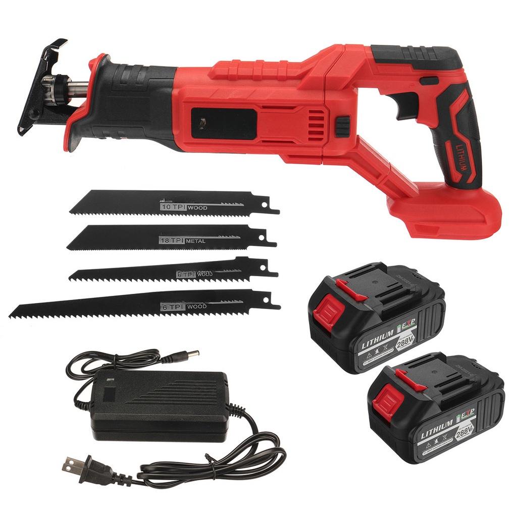 2400W Cordless Electric Reciprocating Saw Brushless Electric Saw Metal Woodworking Tools For Makita 18V Battery