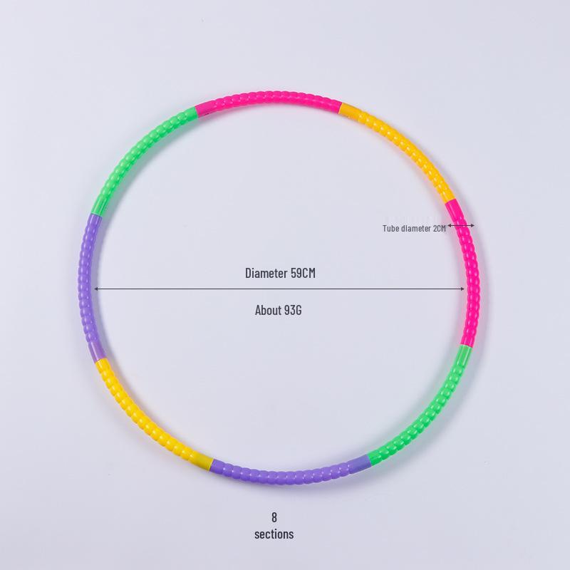 Abnehmbarer Hula-Hoop für Anfänger - Für Kinder, Tanz & Fitness, Verstellbares Gewicht