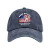 4th of July Decorations Baseball Cap for 250 Anniversary Independence Day Dog Lovers Adjustable Hat American Flag Style